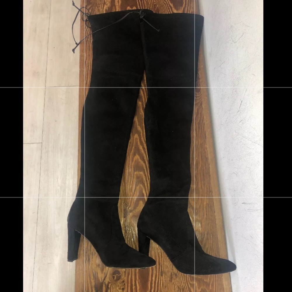 Stuart Weitzman All Legs  Thigh High Boots black